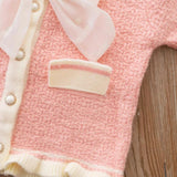 Vintage Festive Bow Jacket & Skirt