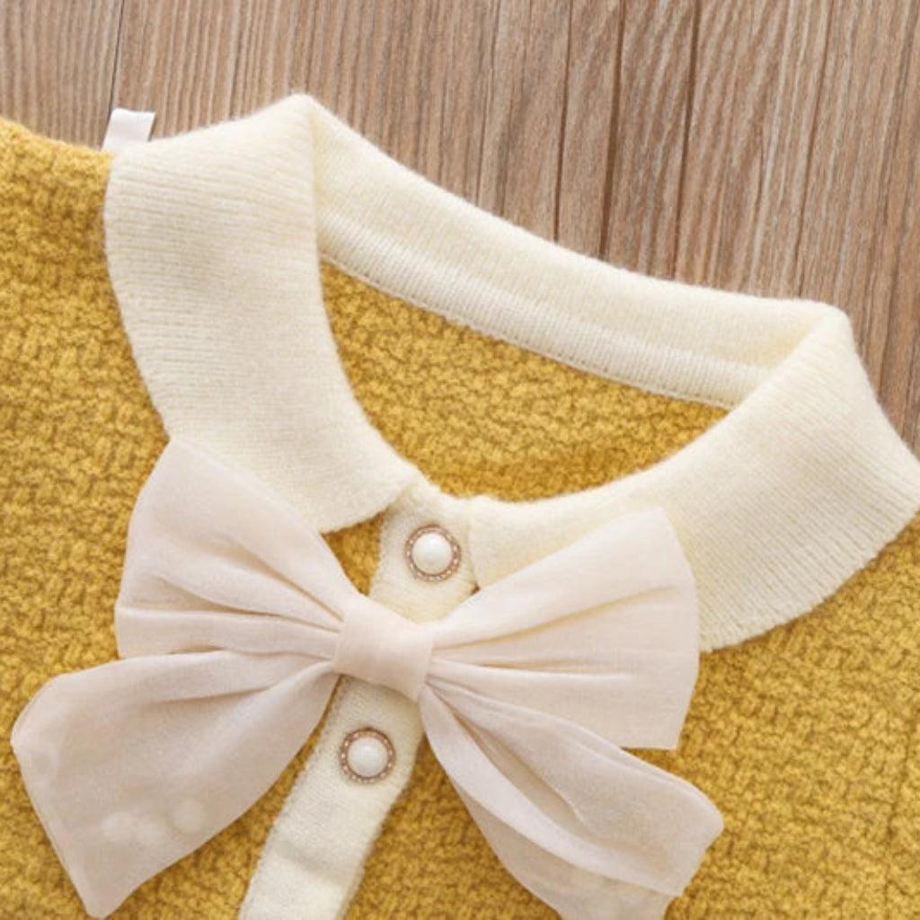 Vintage Festive Bow Jacket & Skirt