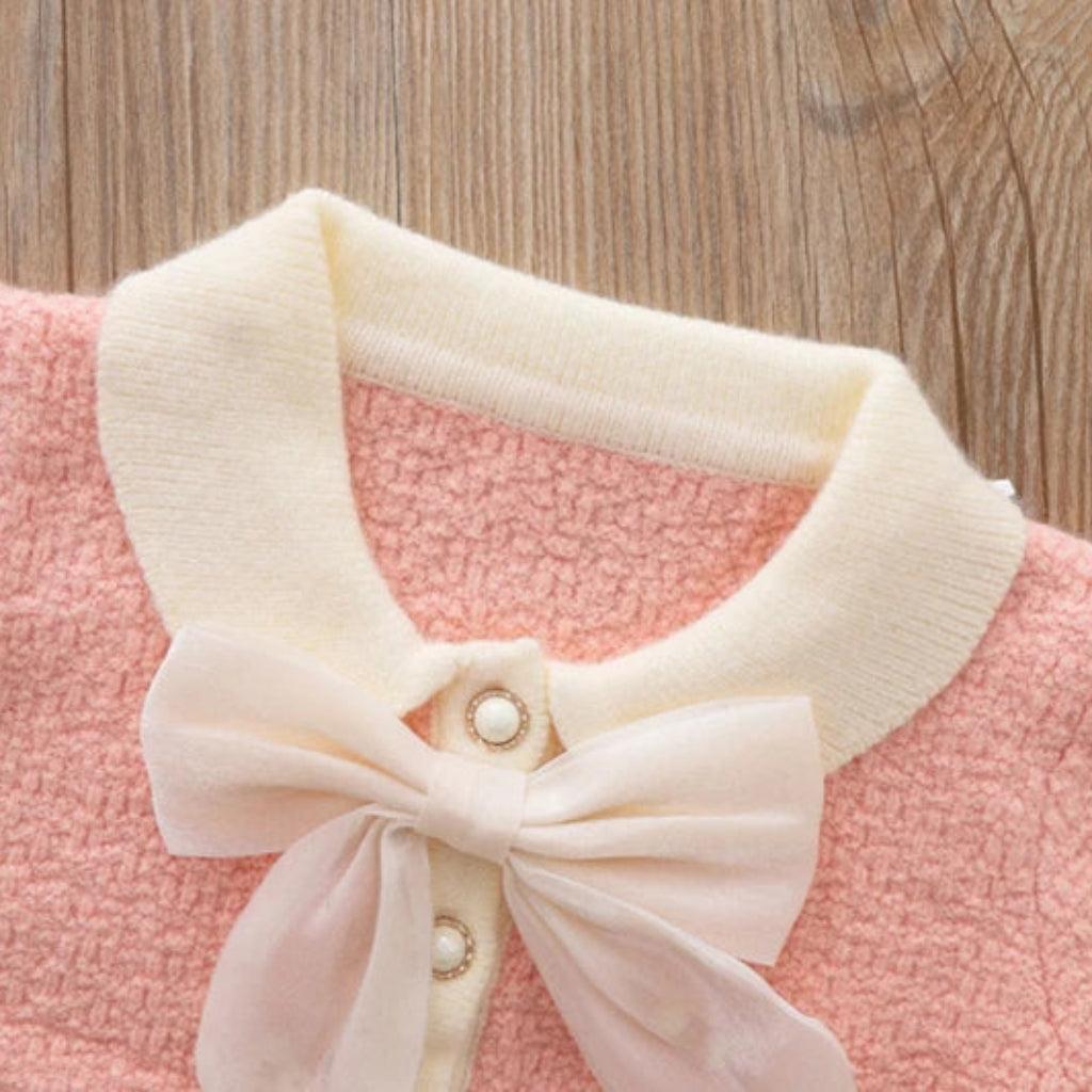 Vintage Festive Bow Jacket & Skirt