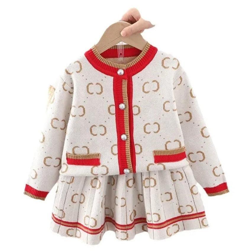 Vintage-Inspired Girls' Matching Set