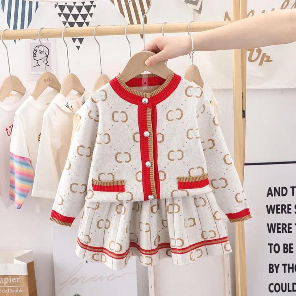 Vintage-Inspired Girls' Matching Set