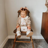 Vintage Knit Cardigan Girls' Set