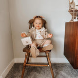 Vintage Knit Cardigan Girls' Set