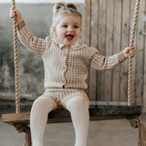 Vintage Knit Cardigan Girls' Set
