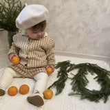 Vintage Knit Cardigan Girls' Set