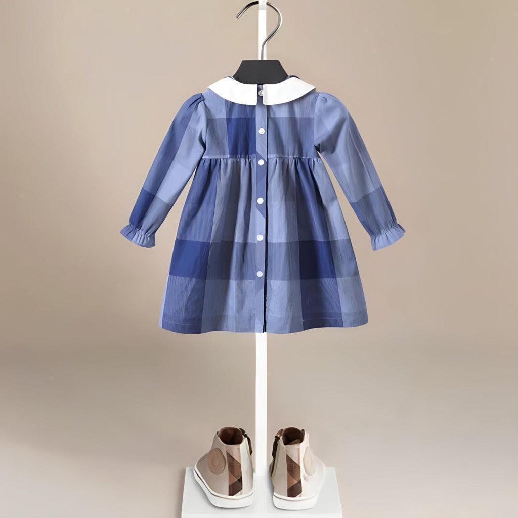 Vintage Oslo Plaid Girls' Dress