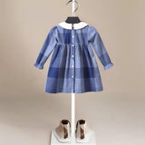 Vintage Oslo Plaid Girls' Dress