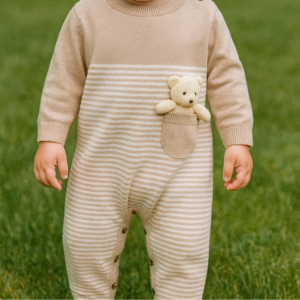 Warm Teddy Bear Romper
