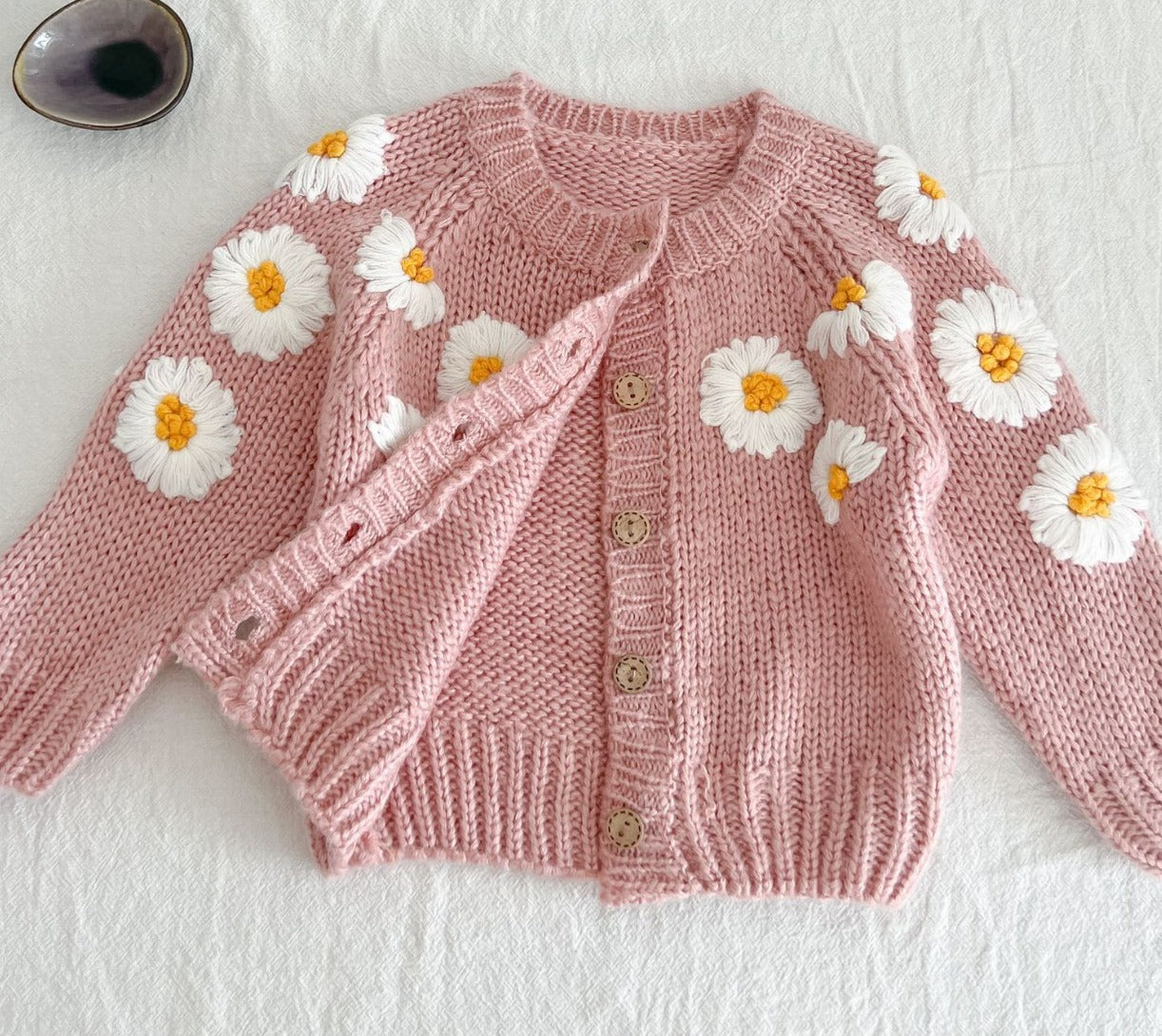 Daisy Little Girls' Knitted Cardigan