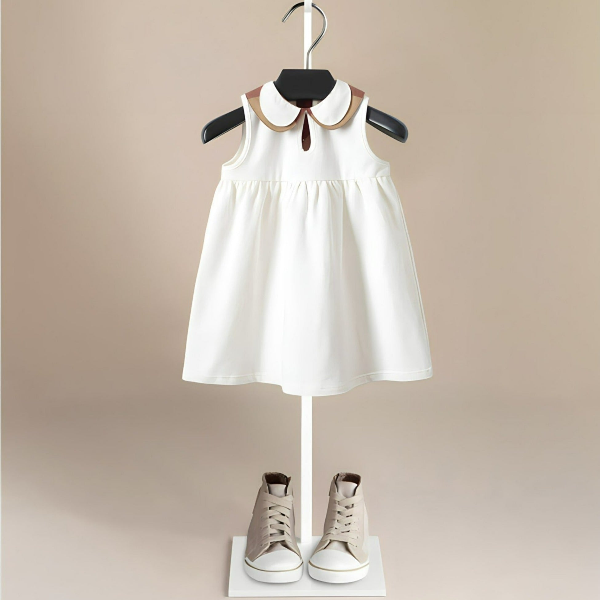 White Organic Cotton Cecilia Dress