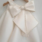 White Sicily Flower Girl Dress