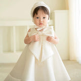 White Sicily Flower Girl Dress