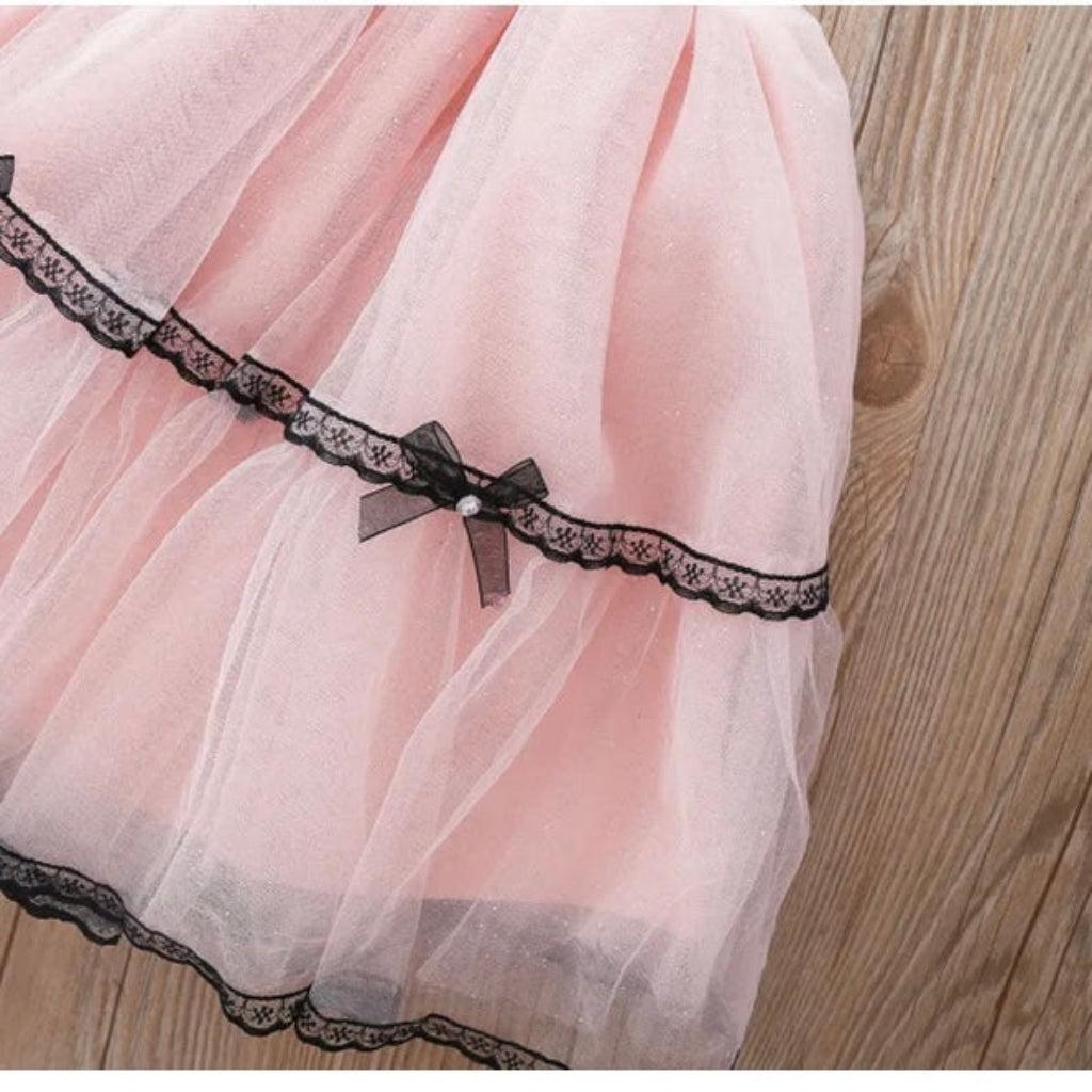 Winter Twirl Princess Dress & Cardigan Set