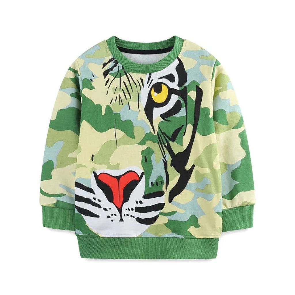 Zebra Boys' Cotton Sweatshirt