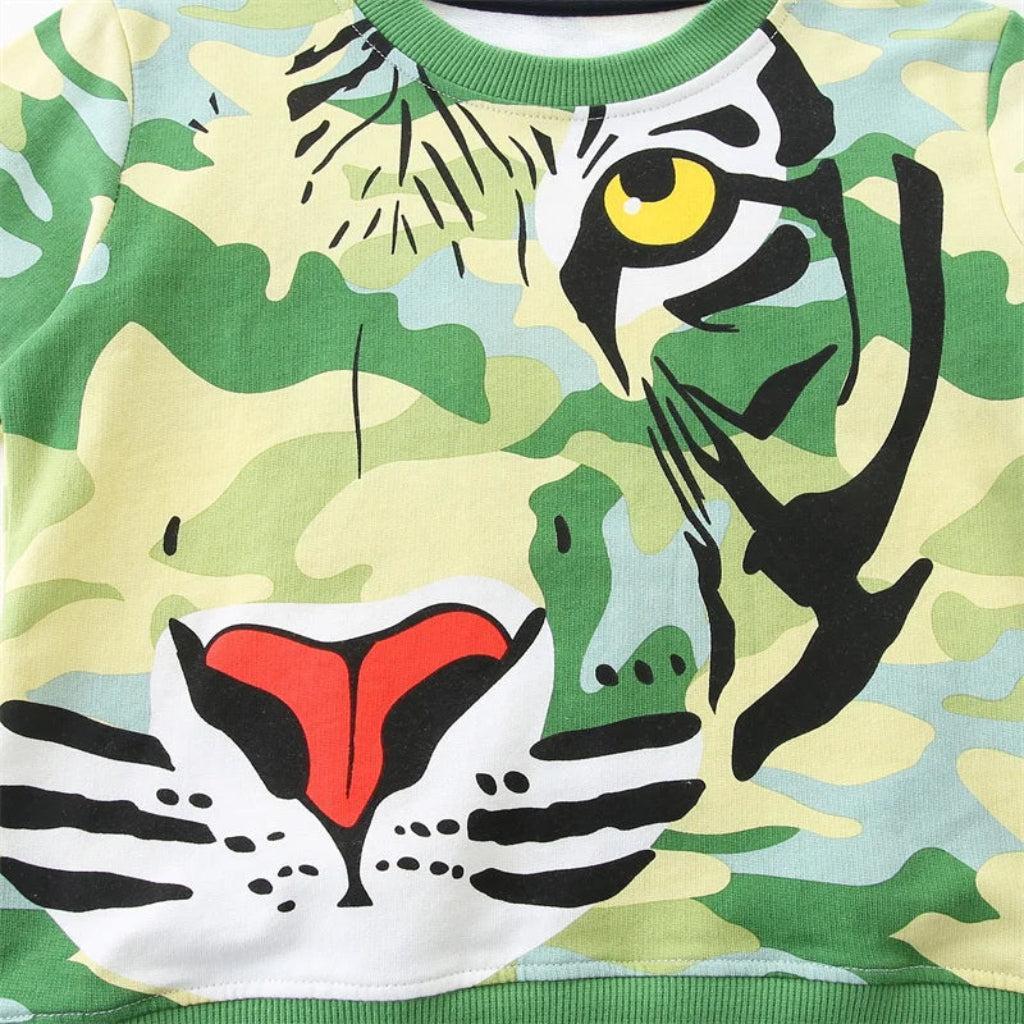 Zebra Boys' Cotton Sweatshirt