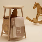 Manta de bebé de muselina suave natural de algodón doble