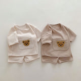 Baby And Toddler 2-Piece Soft Cotton Bear Set