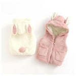 Bunny Ears Warm Hooded Vest