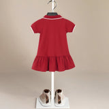 Two Colors Polo Dress - ONEAKIDS