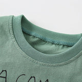 Camp Boy Cotton Top in Green