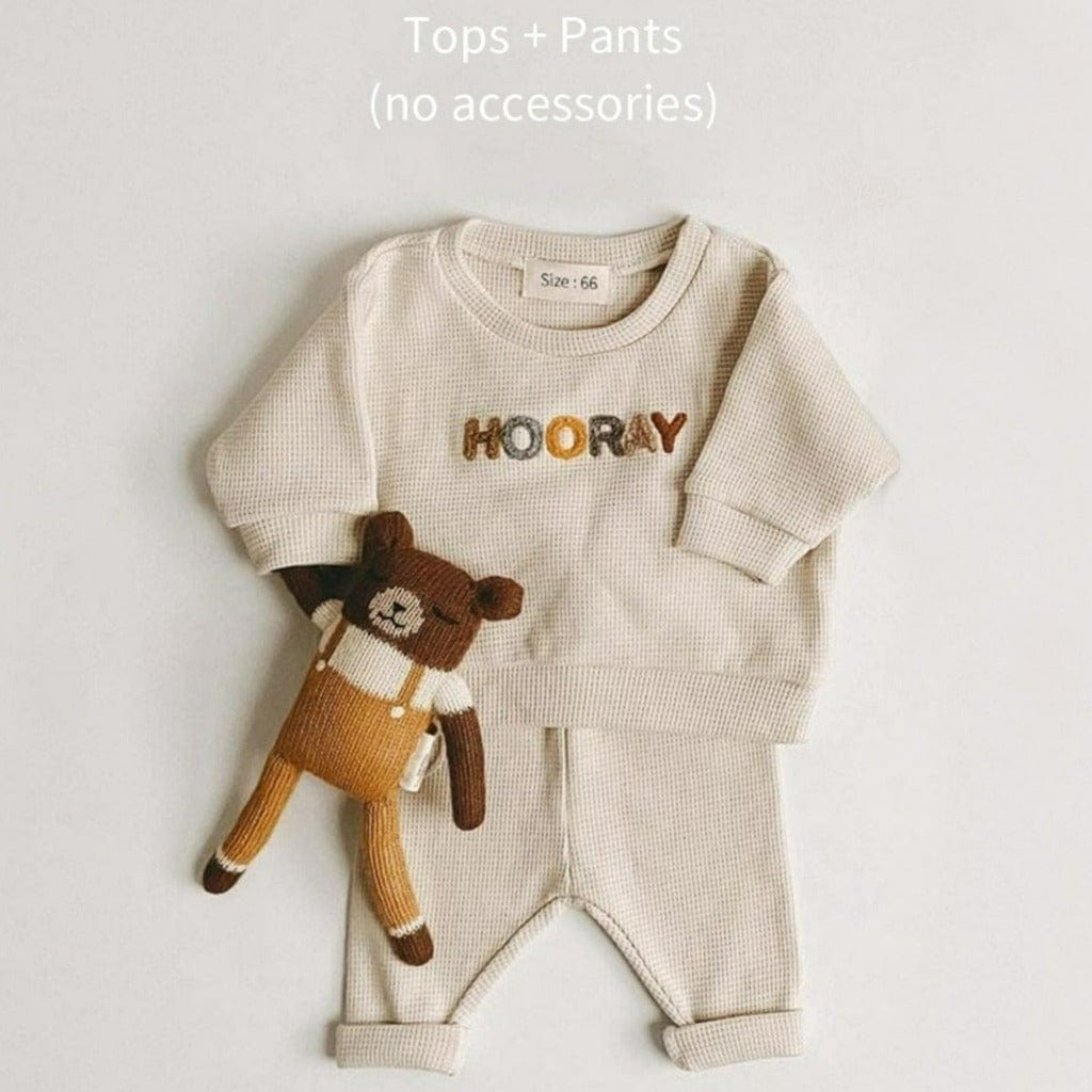 ONEAKIDS Baby & Toddler clothing 0-3M / CREAM Pastel Boho Baby & Toddler 2-Piece Set