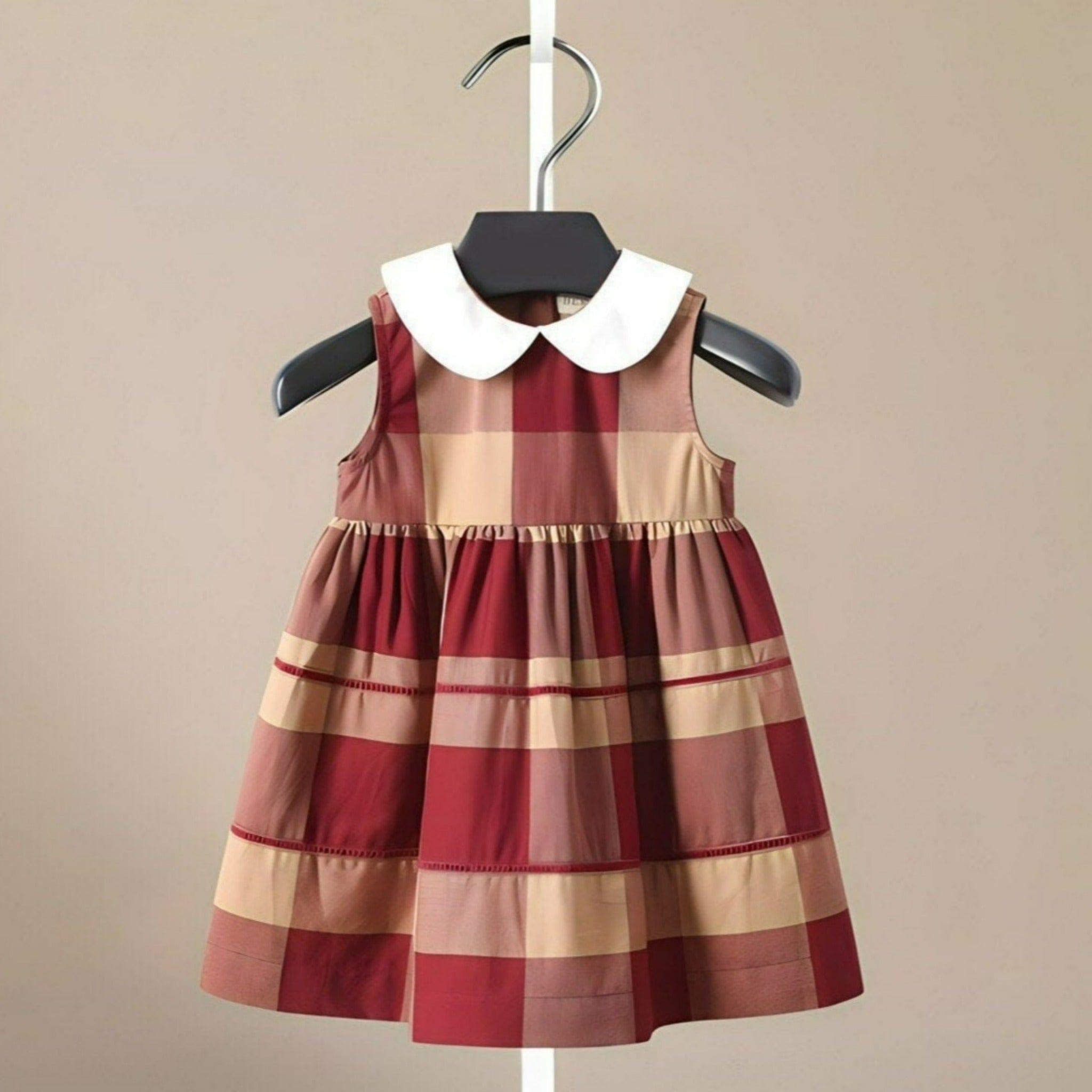 ONEAKIDS Baby & Toddler clothing 12-18M / RED Organic Cotton Hawaii Girls' Dress