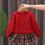 ONEAKIDS Baby & Toddler clothing 2-Piece Bunny Retro Skirt & Cardigan Set
