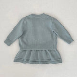 ONEAKIDS Baby & Toddler clothing 2-Piece Daisy Girl Knit Dress & Cardigan Set