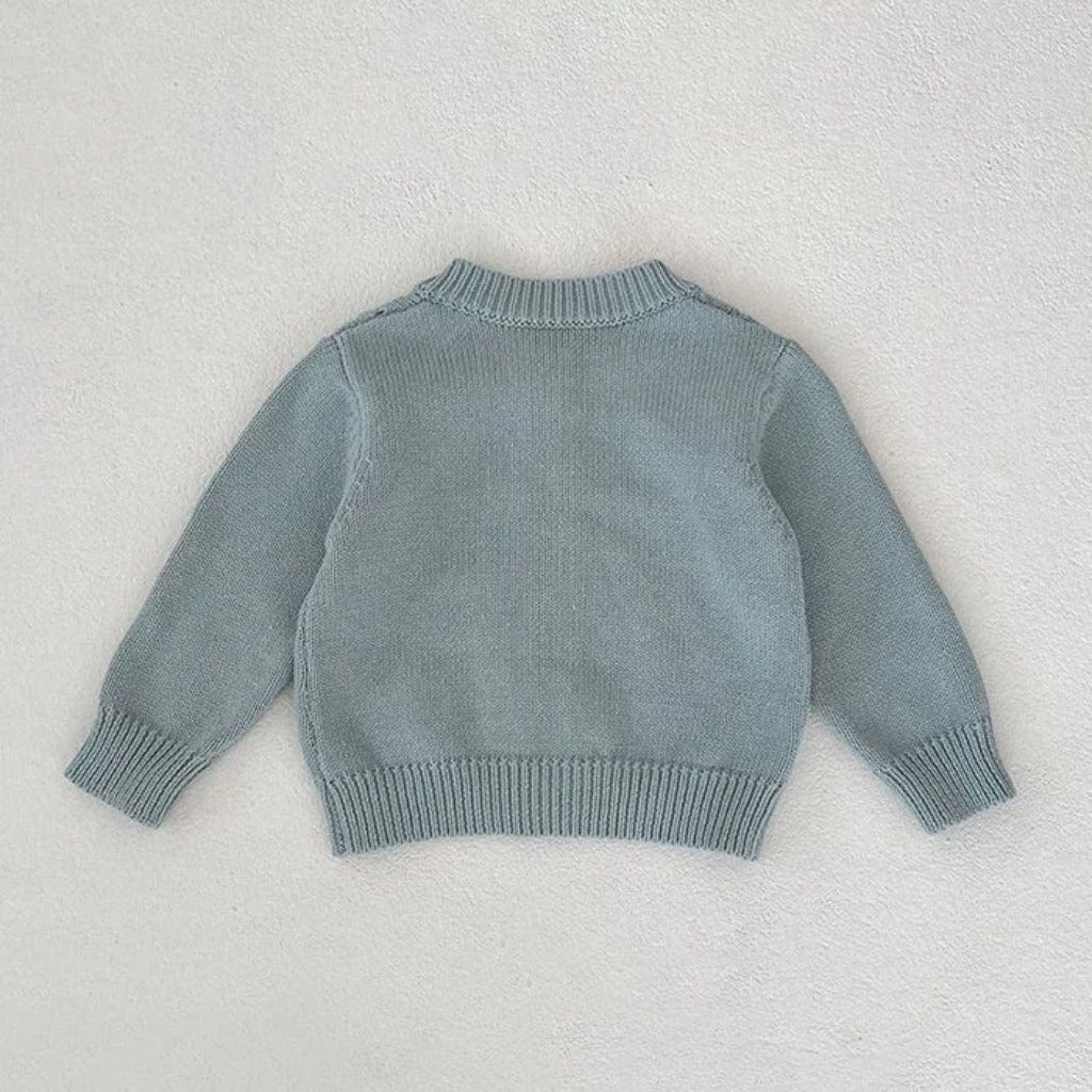 ONEAKIDS Baby & Toddler clothing 2-Piece Daisy Girl Knit Dress & Cardigan Set