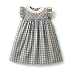ONEAKIDS Baby & Toddler clothing 2T Vintage Casual Girls' Plaid Dress