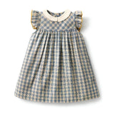 ONEAKIDS Baby & Toddler clothing 2T Vintage Casual Girls' Plaid Dress