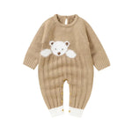 ONEAKIDS Baby & Toddler clothing 3-6M / BEIGE Warm Teddy Bear Romper