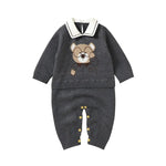 ONEAKIDS Baby & Toddler clothing 3-6M / BLACK Warm Teddy Bear Romper