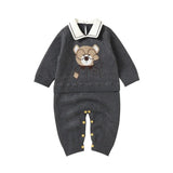 ONEAKIDS Baby & Toddler clothing 3-6M / BLACK Warm Teddy Bear Romper