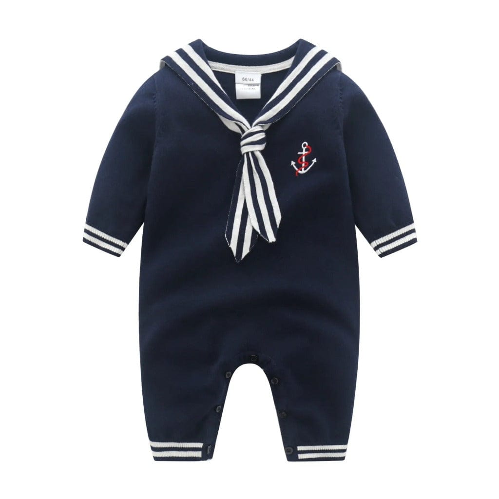 ONEAKIDS Baby & Toddler clothing 3-6M / NAVY Sailor Baby & Toddler Romper