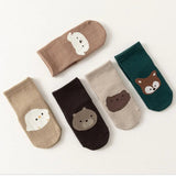 ONEAKIDS Baby & Toddler clothing Animal Print 6-Pairs Socks