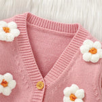 ONEAKIDS Baby & Toddler clothing Baby Girls’ Daisy Floral Cardigan