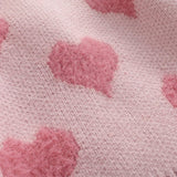 ONEAKIDS Baby & Toddler clothing Baby Girls’ Pink Heart Knit Cardigan