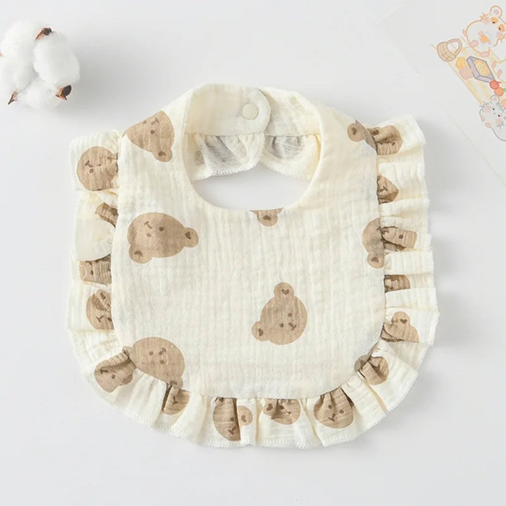 ONEAKIDS Baby & Toddler clothing BEAR Boho Muslin Bibs for Baby Girls
