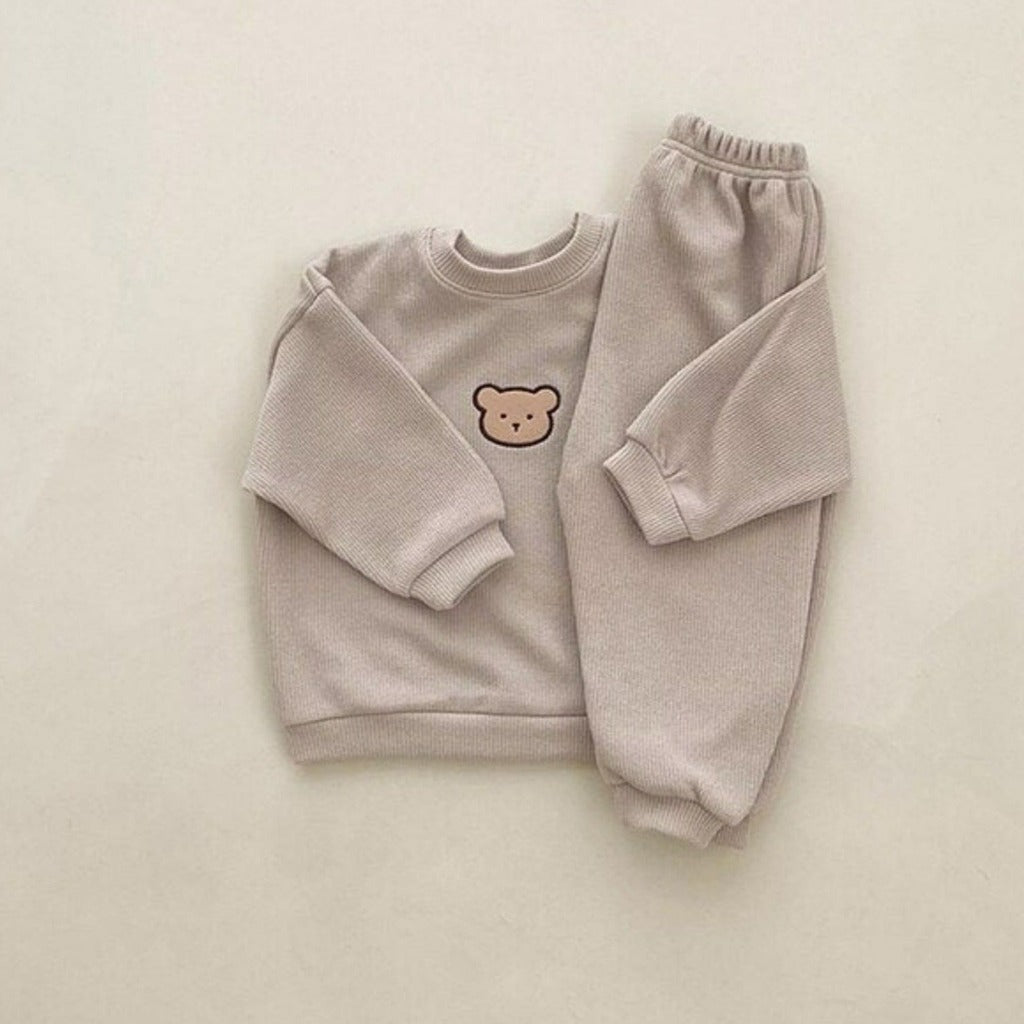 ONEAKIDS Baby & Toddler clothing BEIGE / 3-6M TEDDY SOFT COTTON SET