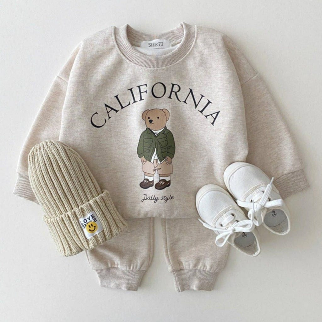 ONEAKIDS Baby & Toddler clothing BEIGE / 6-12M 2-Piece Top & Bottom Big City Set
