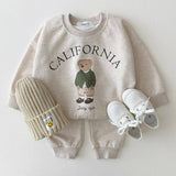 ONEAKIDS Baby & Toddler clothing BEIGE / 6-12M 2-Piece Top & Bottom Big City Set