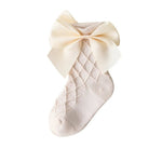 ONEAKIDS Baby & Toddler clothing BEIGE / 6-12M Baby Girl's Socks With Bows