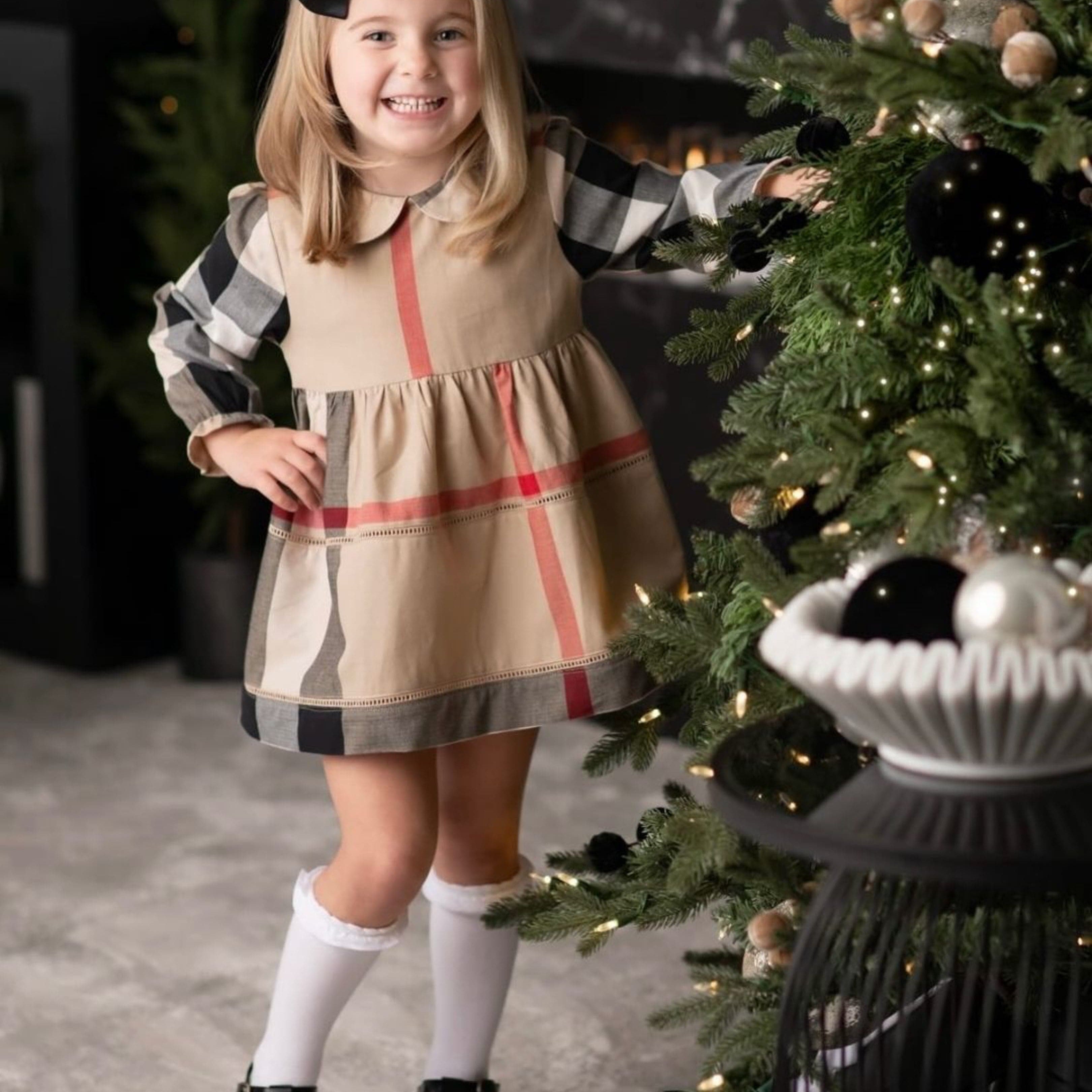 ONEAKIDS Baby & Toddler clothing Beige Dreamer Girls' Dress
