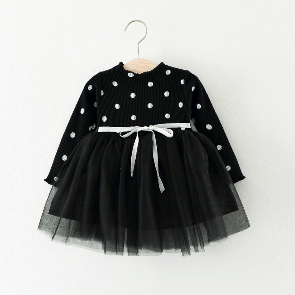ONEAKIDS Baby & Toddler clothing BLACK / 6-12M Cotton Tulle Baby & Toddler Dress