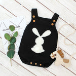 ONEAKIDS Baby & Toddler clothing BLACK / 6-12M Knit Baby and Toddler Rabbit Bodysuit