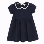 ONEAKIDS Baby & Toddler clothing BLUE / 12-18M Back to School Organic Cotton Dress