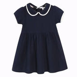 ONEAKIDS Baby & Toddler clothing BLUE / 12-18M Back to School Organic Cotton Dress