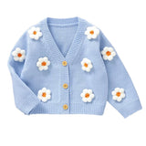 ONEAKIDS Baby & Toddler clothing BLUE / 6-12M Baby Girls’ Daisy Floral Cardigan