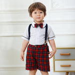 ONEAKIDS Baby & Toddler clothing Boys' Set with Suspenders and Bow Tie